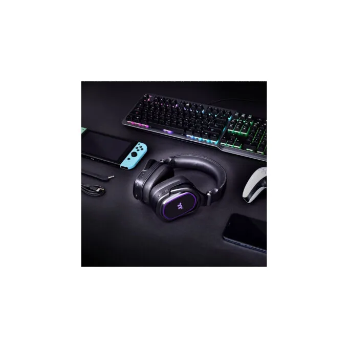 Thermaltake ARGENT H5 Wireless RGB Gaming Headset - Black, 2.4GHz, DTS Headphone:X, 19h Battery — image 6