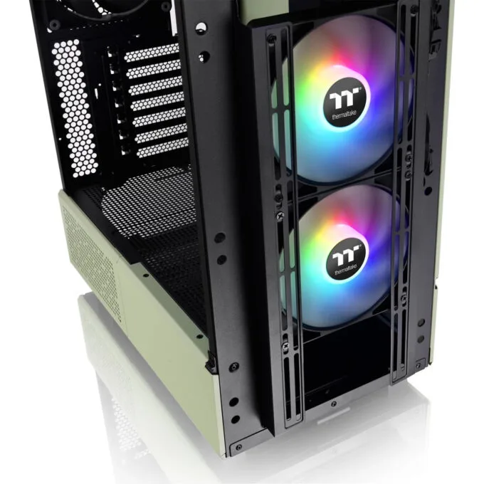 Thermaltake Ceres 300 TG ARGB Mid Tower Case - Matcha Green, Tempered Glass, ATX/E-ATX, USB-C — image 3