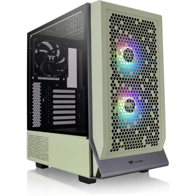 Thermaltake Ceres 300 TG ARGB Mid Tower Case - Matcha Green, Tempered Glass, ATX/E-ATX, USB-C — image 1