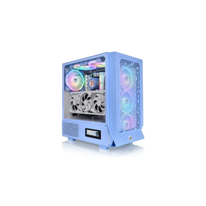 Thermaltake Ceres 330 TG - Hydrangea Blue - Mid Tower ATX/E-ATX, Tempered Glass, ARGB, 2x140mm Included — image 1