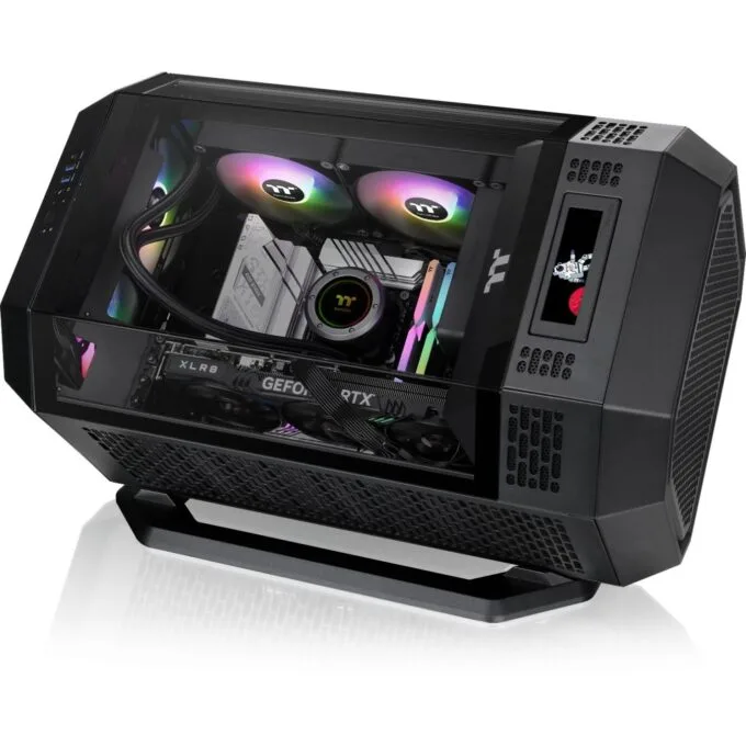 Thermaltake Chassis Stand Kit - AC-074-ON1NAN-A1 - Tower 300 Tower-to-Rack Conversion Kit, Black, for Full-Tower — image 5