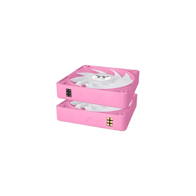 Thermaltake CT120 EX ARGB 120mm PWM Case Fan - 3-Pack, Pink, 5V ARGB, 500-2000 RPM — image 2