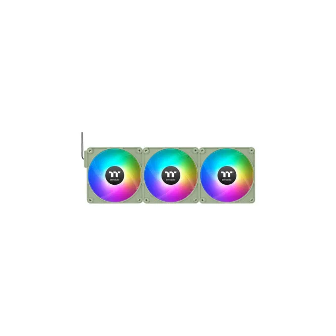 Thermaltake CT120 EX Reverse ARGB Sync 120mm Fan - Matcha Green - 3-Pack, PWM, Hydraulic Bearing, 500-2000 RPM — image 2