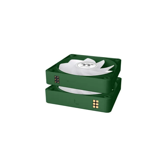 Thermaltake CT120 EX - Reverse ARGB Sync 120mm PWM Fan - Racing Green 3-Pack — image 4