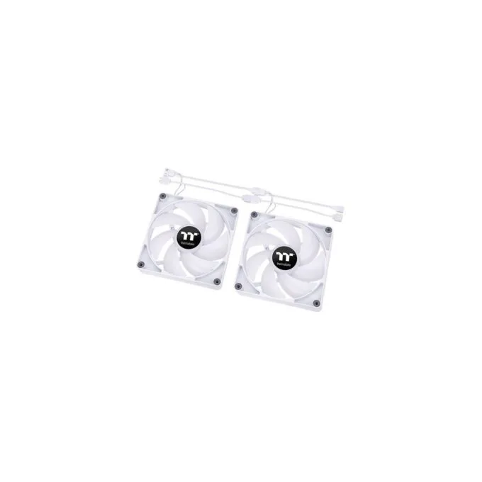 Thermaltake CT140 ARGB Sync PC Fan - CT140 ARGB Sync - White, 140mm, 500-1500 RPM, 2-Pack — image 3