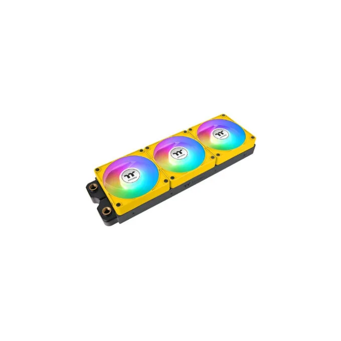 Thermaltake CT140 EX ARGB Sync 140mm Fan 3-Pack - Bumblebee Yellow, 500-1800 RPM, 4-pin PWM, 5V ARGB — image 5