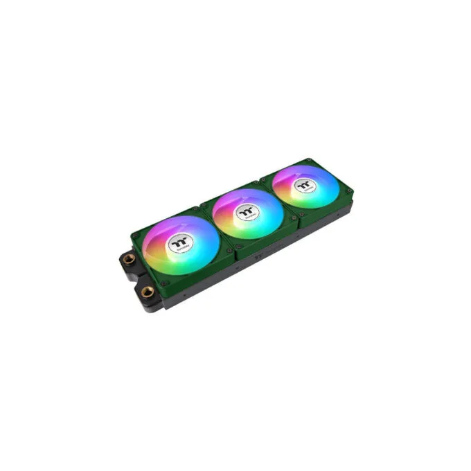 Thermaltake CT140 EX ARGB Sync 140mm Racing Green Fan - 3-Pack, 500–1800 RPM, 90.3 CFM, Hydraulic Bearing — image 2