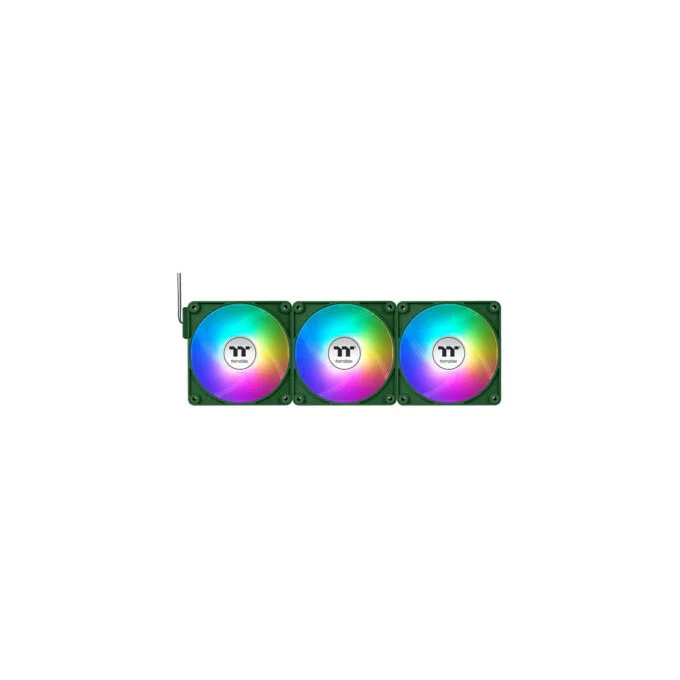 Thermaltake CT140 EX ARGB Sync 140mm Racing Green Fan - 3-Pack, 500–1800 RPM, 90.3 CFM, Hydraulic Bearing — image 3