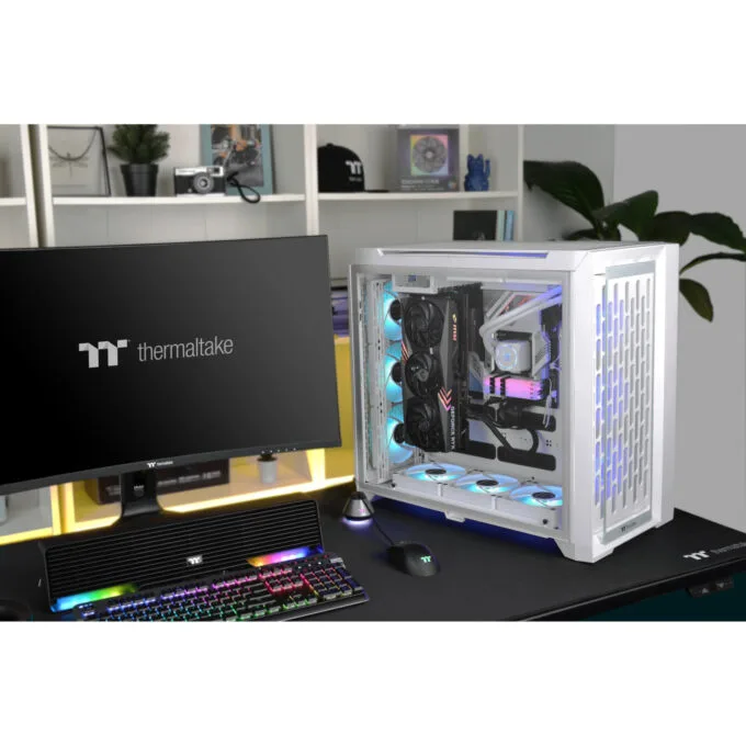 Thermaltake CTE C750 TG - Full-Tower ARGB Tempered Glass PC Case - Snow White — image 5