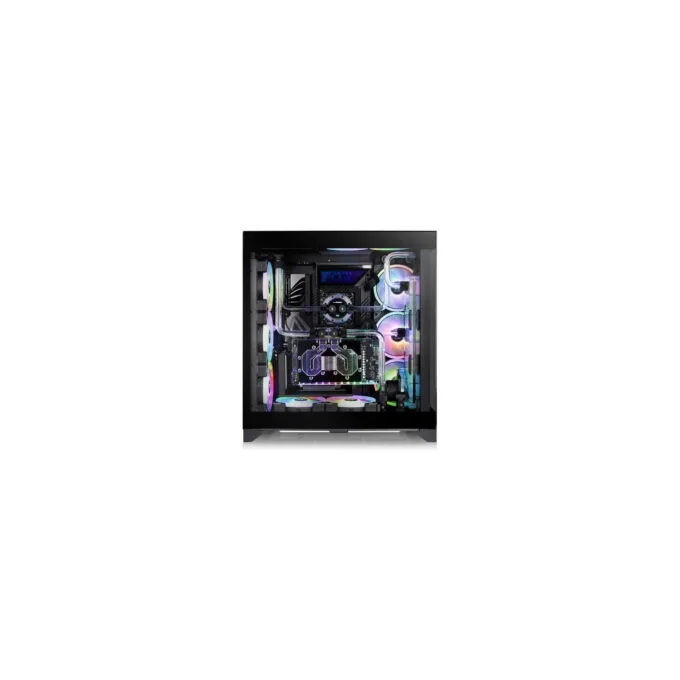 Thermaltake CTE E600 MX - Mid Tower PC Case - Black, Tempered Glass, E-ATX/ATX/mATX/ITX, USB-C — image 2