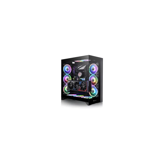 Thermaltake CTE E600 MX - Mid Tower PC Case - Black, Tempered Glass, E-ATX/ATX/mATX/ITX, USB-C — image 1