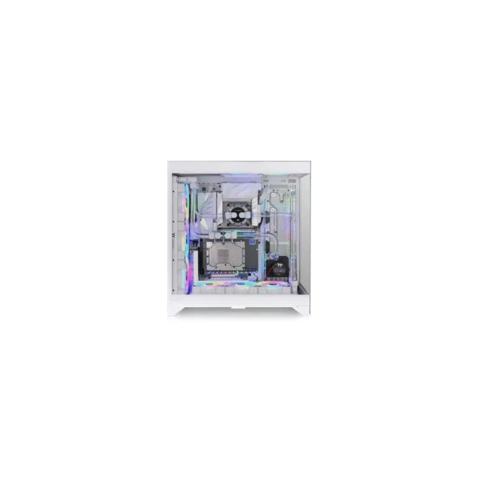 Thermaltake CTE E600 MX - Mid Tower Tempered Glass PC Case, White, E-ATX/ATX/mATX/mini-ITX Compatible — image 2