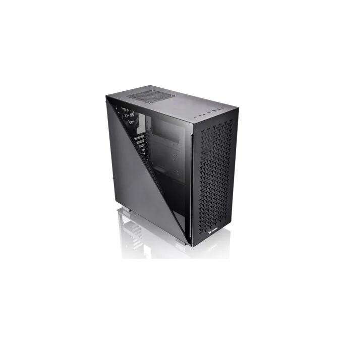 Thermaltake Divider 300 TG Air - Mid Tower PC Case, Black, Tempered Glass, ATX/mATX/Mini-ITX, USB-C — image 5