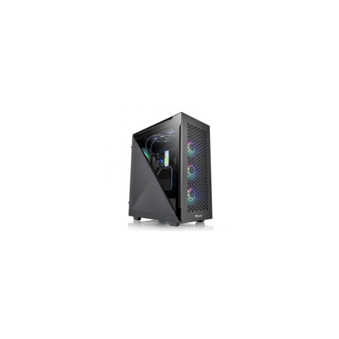 Thermaltake Divider 500 TG Air - CA-1T4-00M1WN-02 - Mid Tower PC Case, Black, USB-C Gen2, ATX/mATX/Mini-ITX — image 2