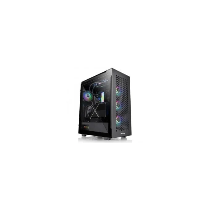 Thermaltake Divider 500 TG Air - CA-1T4-00M1WN-02 - Mid Tower PC Case, Black, USB-C Gen2, ATX/mATX/Mini-ITX — image 1