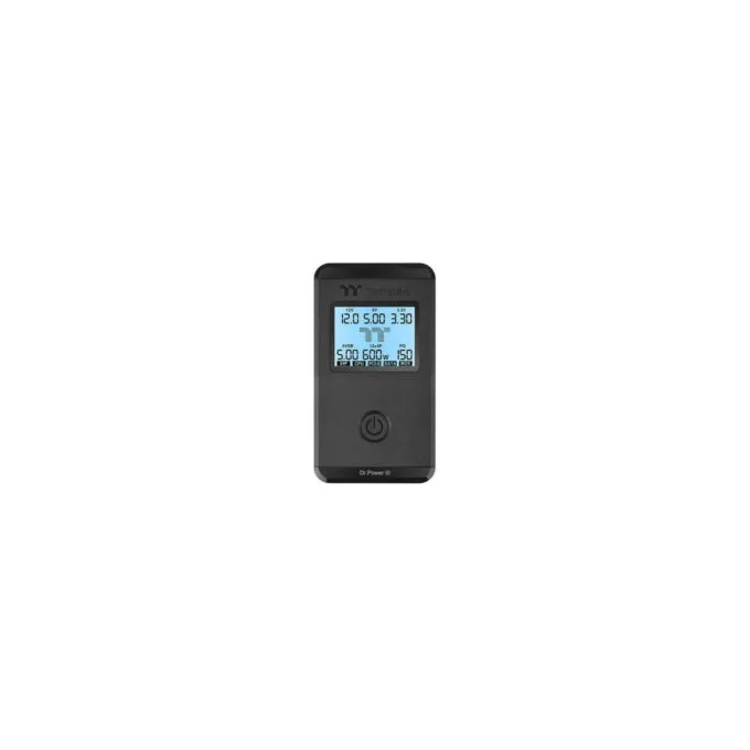 Thermaltake Dr. Power III - Power Supply Tester - Black, LCD Backlight, ATX 24-pin & SATA Support — image 1