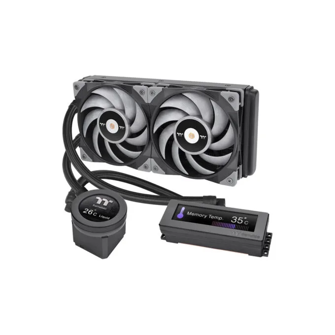 Thermaltake Floe RC Ultra 240 - Floe RC Ultra 240 - AIO CPU & Memory Liquid Cooler with 120mm Fans — image 1