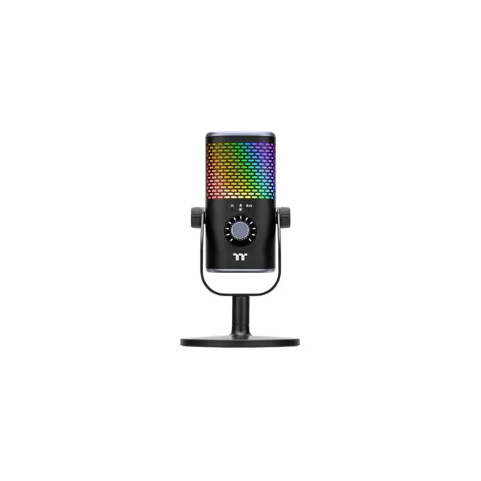 Thermaltake GS50 RGB USB Microphone - GS50 - RGB, USB, Black, 24-bit/96kHz, Desktop Stand — image 1