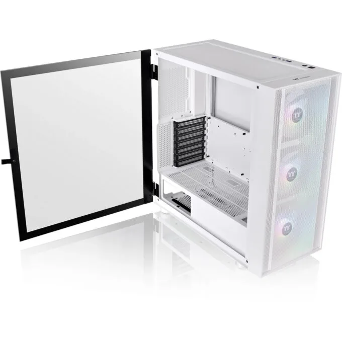 Thermaltake H570 TG ARGB - Mid Tower PC Case - Snow White, Tempered Glass, ARGB Fans, E-ATX/ATX/mATX/mini-ITX — image 4