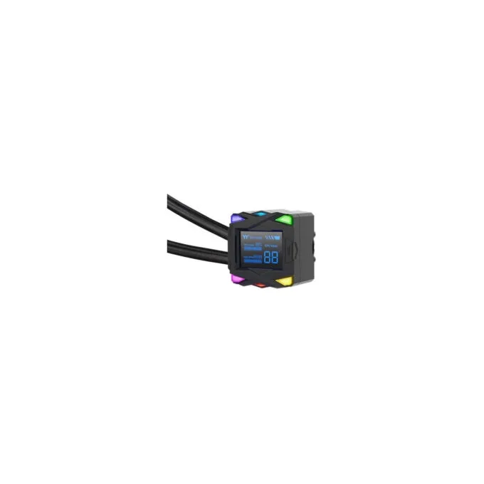 Thermaltake LA240-S 240mm ARGB AIO Liquid Cooler - 2x120mm Fans, LCD Pump, Black — image 2
