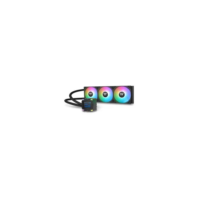Thermaltake LA360-S AIO 360mm Liquid CPU Cooler - ARGB Sync, LCD, Black — image 1