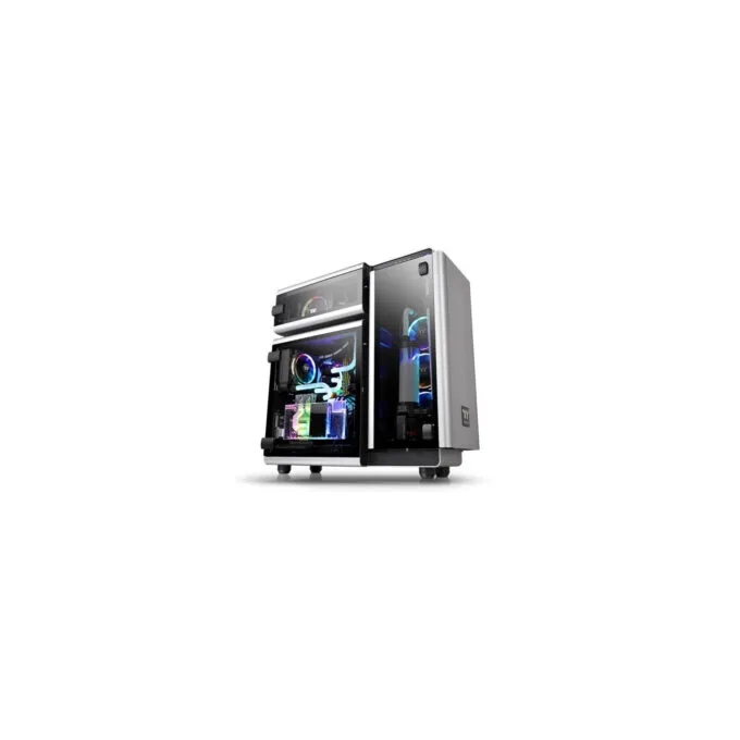 Thermaltake Level 20 TG - Ultra Tower PC Case - Aluminum & Tempered Glass, Black/Grey, 3x140mm Fans, E-ATX/ATX Support — image 1