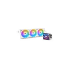 Thermaltake MAGFloe 420 Ultra Snow Edition - AIO 420mm Liquid Cooler - White, ARGB, TFT, 360W TDP