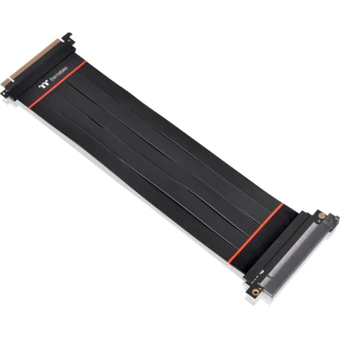 Thermaltake PCIe Extender Cable 4.0 x16 30cm - AC-058-CO1OTN-C1 - Black, Gen 4, Male to Female, Straight — image 2