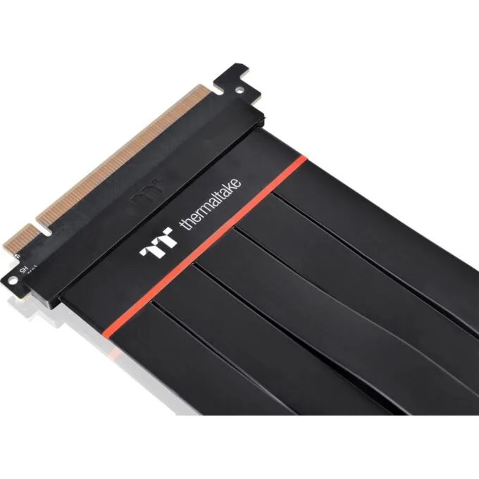 Thermaltake PCIe Extender Cable 4.0 x16 30cm - AC-058-CO1OTN-C1 - Black, Gen 4, Male to Female, Straight — image 3