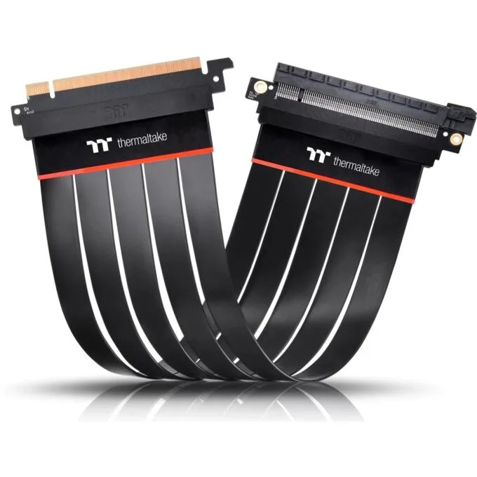 Thermaltake PCIe Extender Cable 4.0 x16 30cm - AC-058-CO1OTN-C1 - Black, Gen 4, Male to Female, Straight — image 5