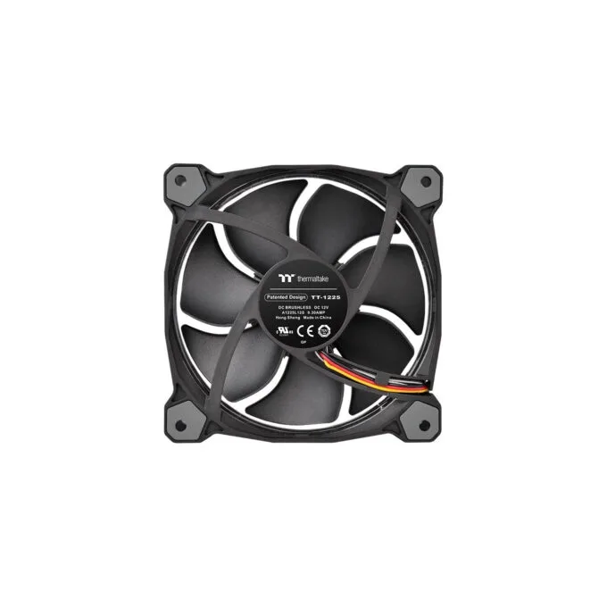 Thermaltake Riing 12 LED RGB 120mm Fan (3-Pack) - CL-F042-PL12SW-B - Black, PWM RGB — image 2