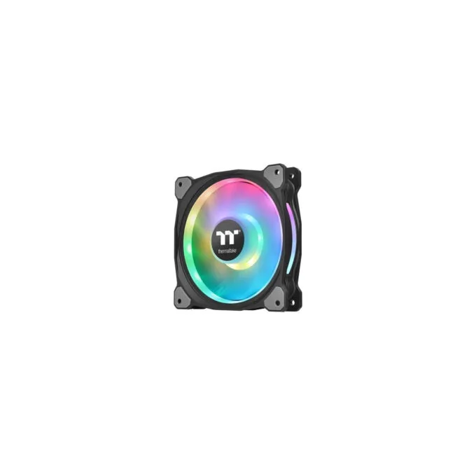 Thermaltake Riing Duo 14 RGB Radiator Fan - 3-Pack - 140mm Dual-Ring RGB, Black — image 2