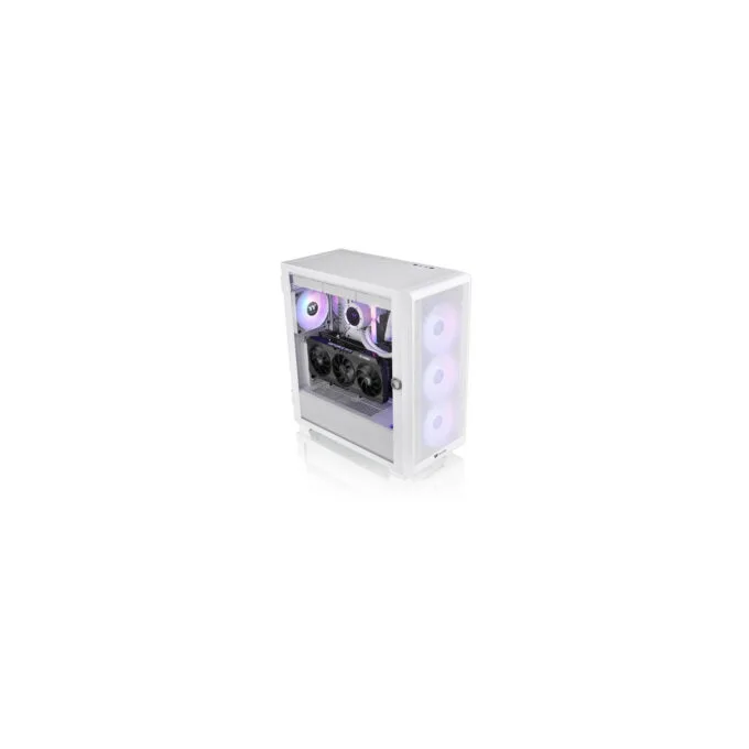 Thermaltake S250 TG ARGB - Mid Tower PC Case - Snow White, Tempered Glass, ARGB, ATX/E-ATX/mATX/Mini-ITX — image 5