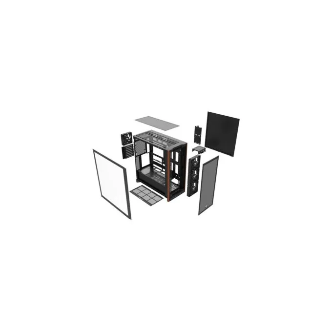 Thermaltake S370 WS Mid Tower Case - Wood Accent CA-11J-00M1WN-00 — image 21