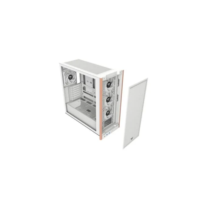Thermaltake S370 WS Snow White Mid Tower Case - Wood Accents, 4x CT120 Fans - CA-11J-00M6WN-00 — image 13