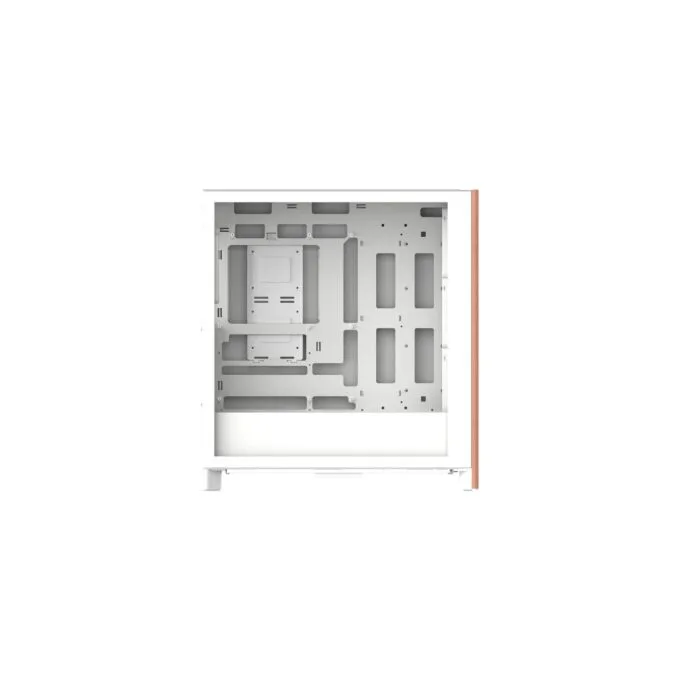 Thermaltake S370 WS Snow White Mid Tower Case - Wood Accents, 4x CT120 Fans - CA-11J-00M6WN-00 — image 5