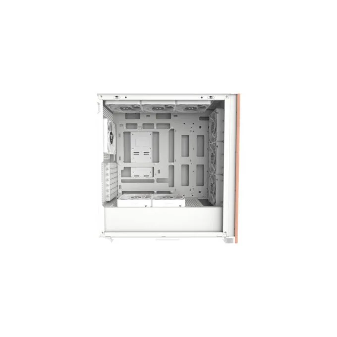 Thermaltake S370 WS Snow White Mid Tower Case - Wood Accents, 4x CT120 Fans - CA-11J-00M6WN-00 — image 8