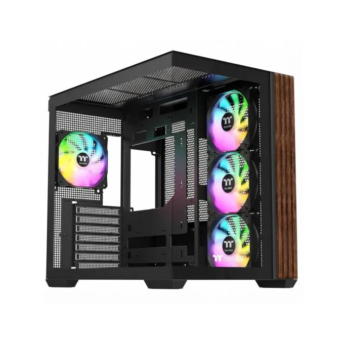 Thermaltake S380 TG ARGB Black Mid Tower PC Case - CA-1K4-G1S0-00 — image 1