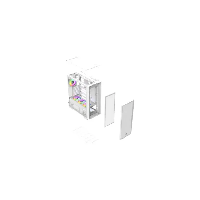 Thermaltake S380 TG ARGB Snow White Mid Tower Case — image 22