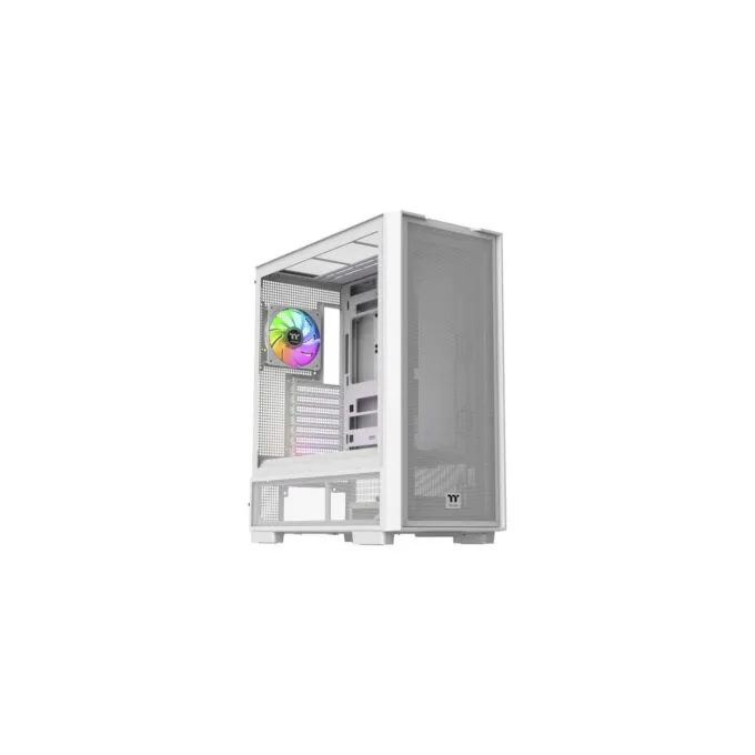 Thermaltake S380 TG ARGB Snow White Mid Tower Case — image 1