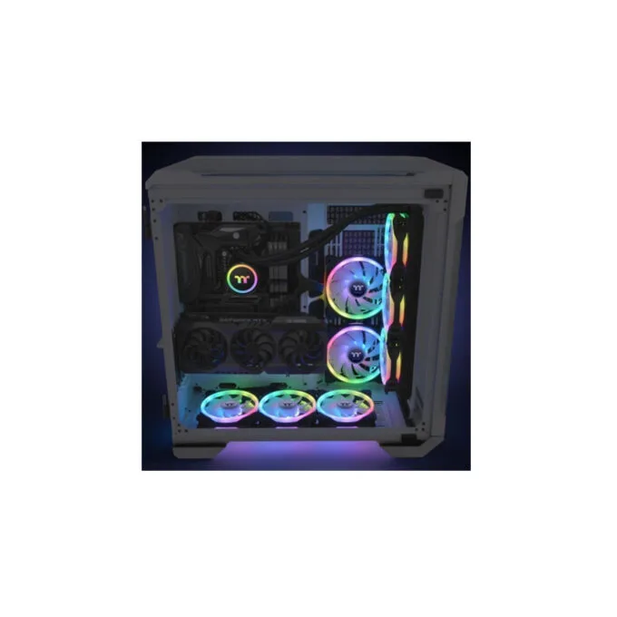 Thermaltake SWAFAN 12 Premium - 3-Pack 120mm RGB Case Fans, Black, Hydraulic Bearing — image 5