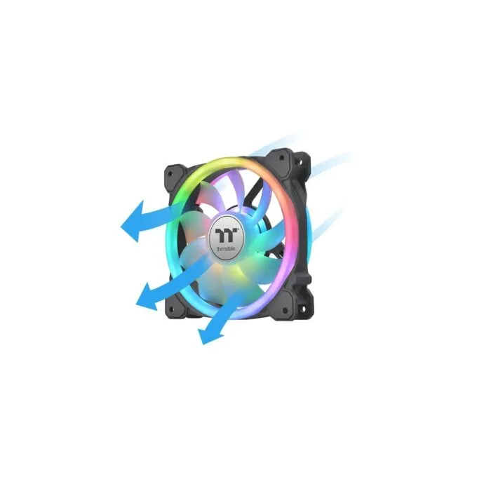 Thermaltake SWAFAN 14 RGB Radi. Fan Black - TT Premium Edition 3 Pack — image 3
