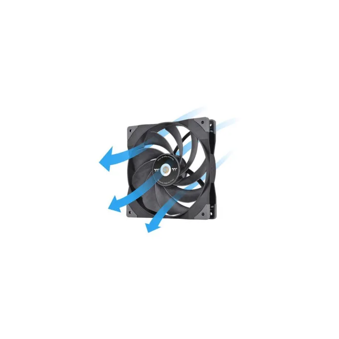 Thermaltake SWAFAN GT14 140mm PC Cooling Fan - Black, 500–2000 RPM, 4-pin PWM — image 4