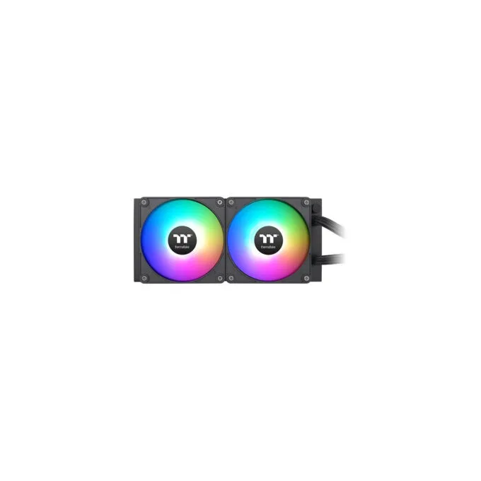 Thermaltake TH240 V2 Ultra EX ARGB AIO Liquid CPU Cooler - CL-W414-PL12SW-A - Black, 240mm, 2x120mm, TFT-LCD — image 4