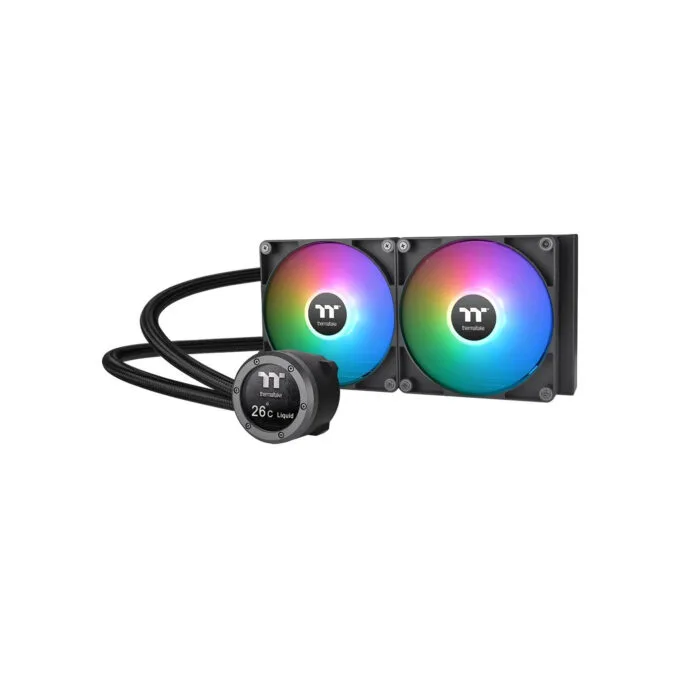 Thermaltake TH280 V2 Ultra ARGB Sync AIO Liquid CPU Cooler - 280mm Radiator, 2x140mm ARGB Fans, Black — image 1