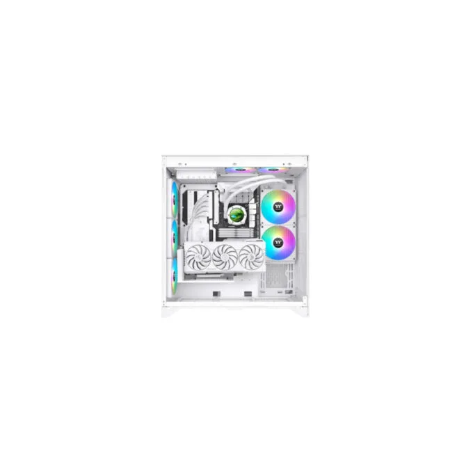 Thermaltake TH280 V2 Ultra EX ARGB Snow Edition - AIO Liquid 280mm Cooler - White, 2x140mm PWM ARGB Fans, TFT-LCD Pump — image 7