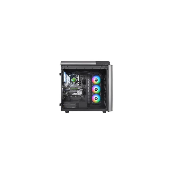 Thermaltake TH360 Ultra ARGB Sync AIO Liquid Cooler - CL-W384-PL12SW-A - 360mm, 3x120mm ARGB Fans, Black, TFT-LCD — image 5