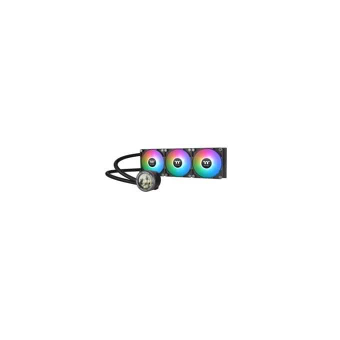 Thermaltake TH360 Ultra ARGB Sync AIO Liquid Cooler - CL-W384-PL12SW-A - 360mm, 3x120mm ARGB Fans, Black, TFT-LCD — image 1
