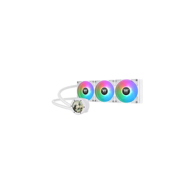 Thermaltake TH360 V2 Ultra ARGB - AIO Liquid Cooler 360mm - Snow (White), TFT-LCD Pump, ARGB Sync — image 1
