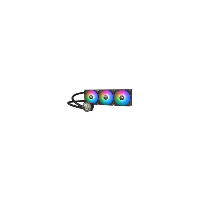 Thermaltake TH420 V2 Ultra - 420mm AIO CPU Liquid Cooler, 3x140mm ARGB PWM Fans, LCD Pump, Black — image 1